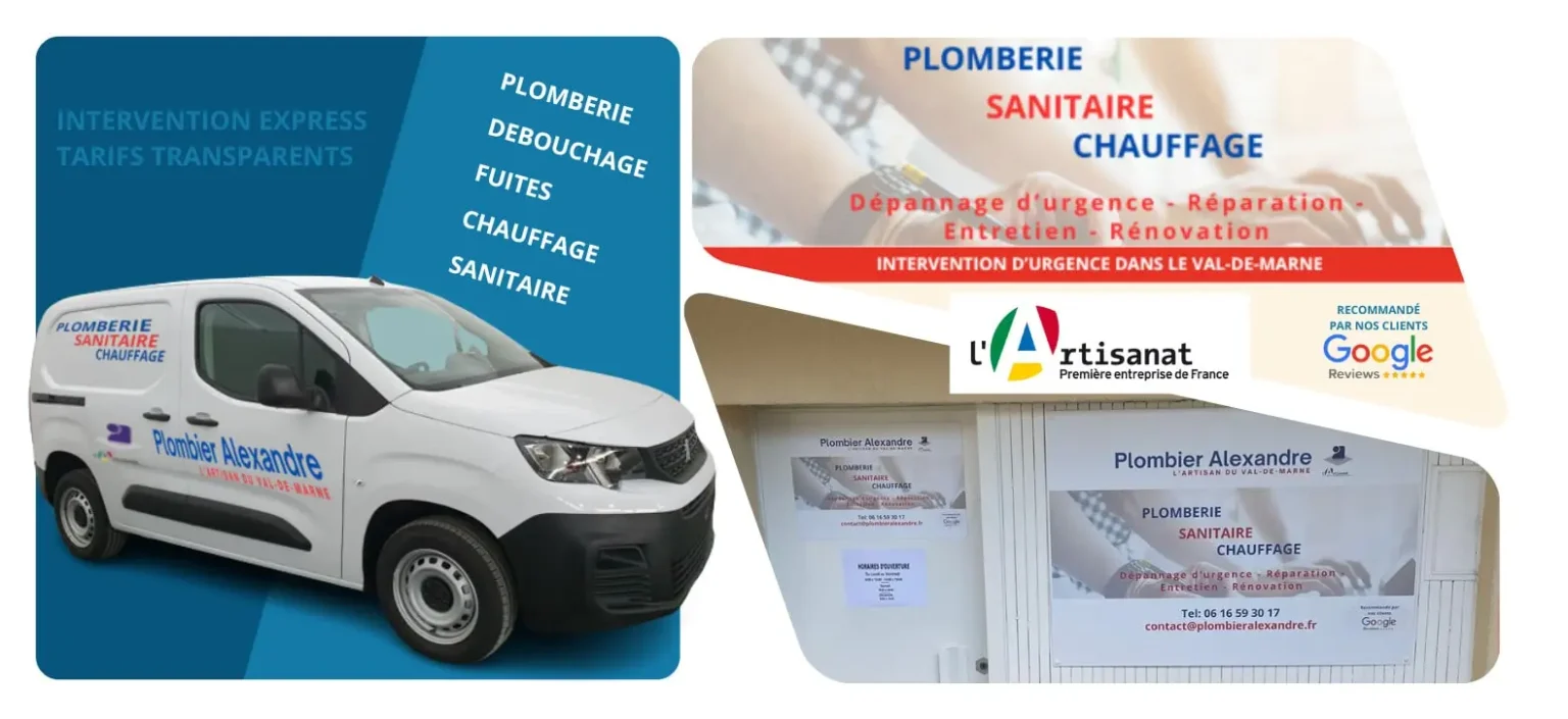 SOS plombier - Plombier professionnel installant des équipements sanitaires à Alfortville